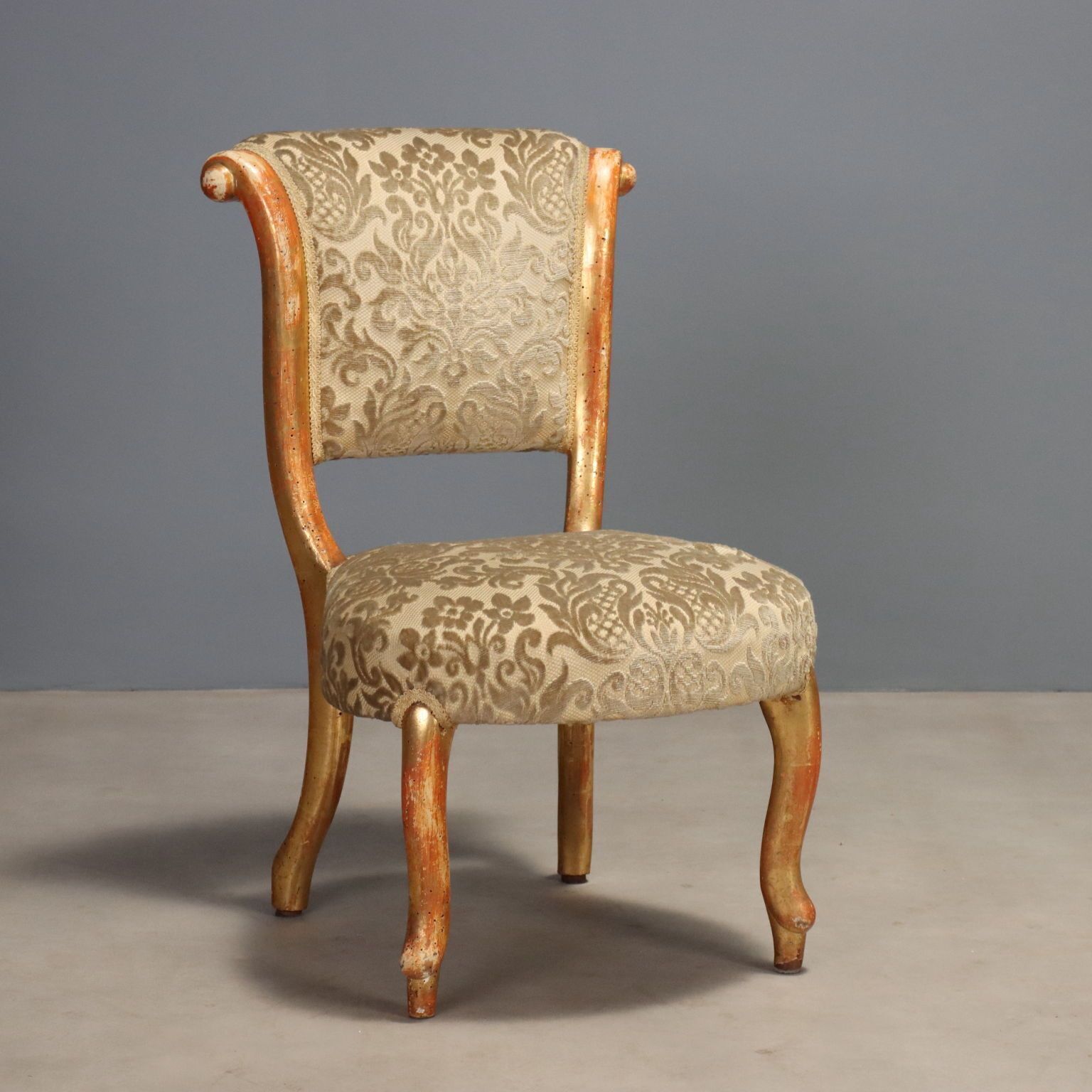 Antieke fauteuil Louis-Philippe hout Italië 19e eeuw