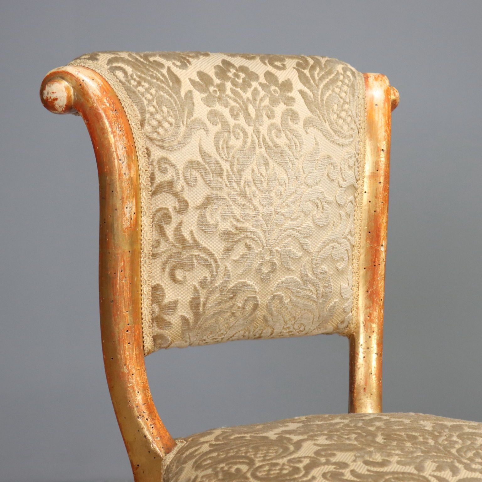 Antieke fauteuil Louis-Philippe hout Italië 19e eeuw photo Meubels