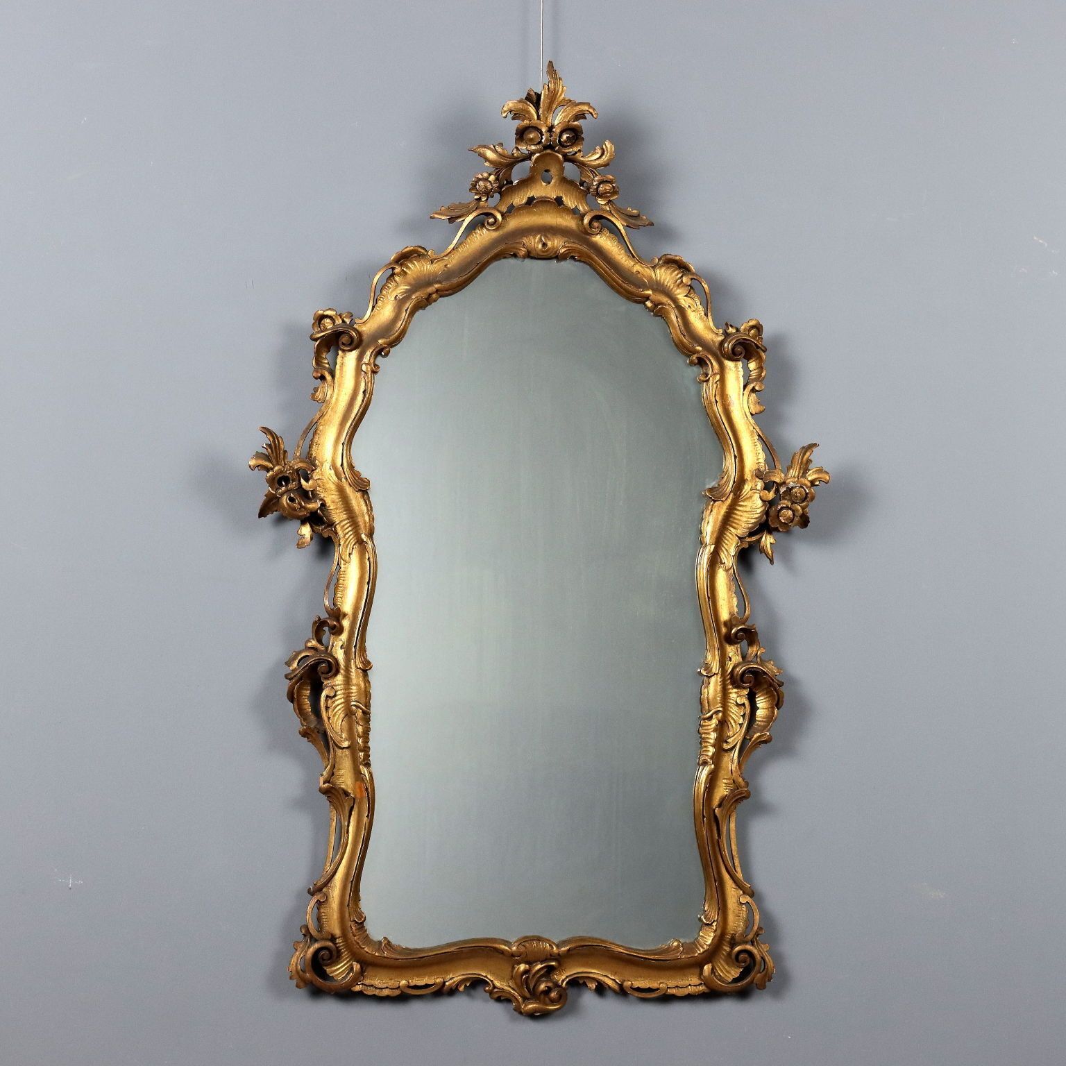 Mirror Baroque Style Gilded Wood XX Century