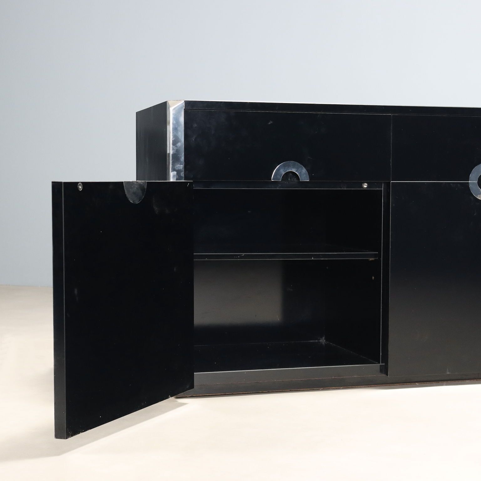 Mobilier Meuble de rangement vintage Willy Rizzo pour Mario Sabot, Italie, années 1970 photo