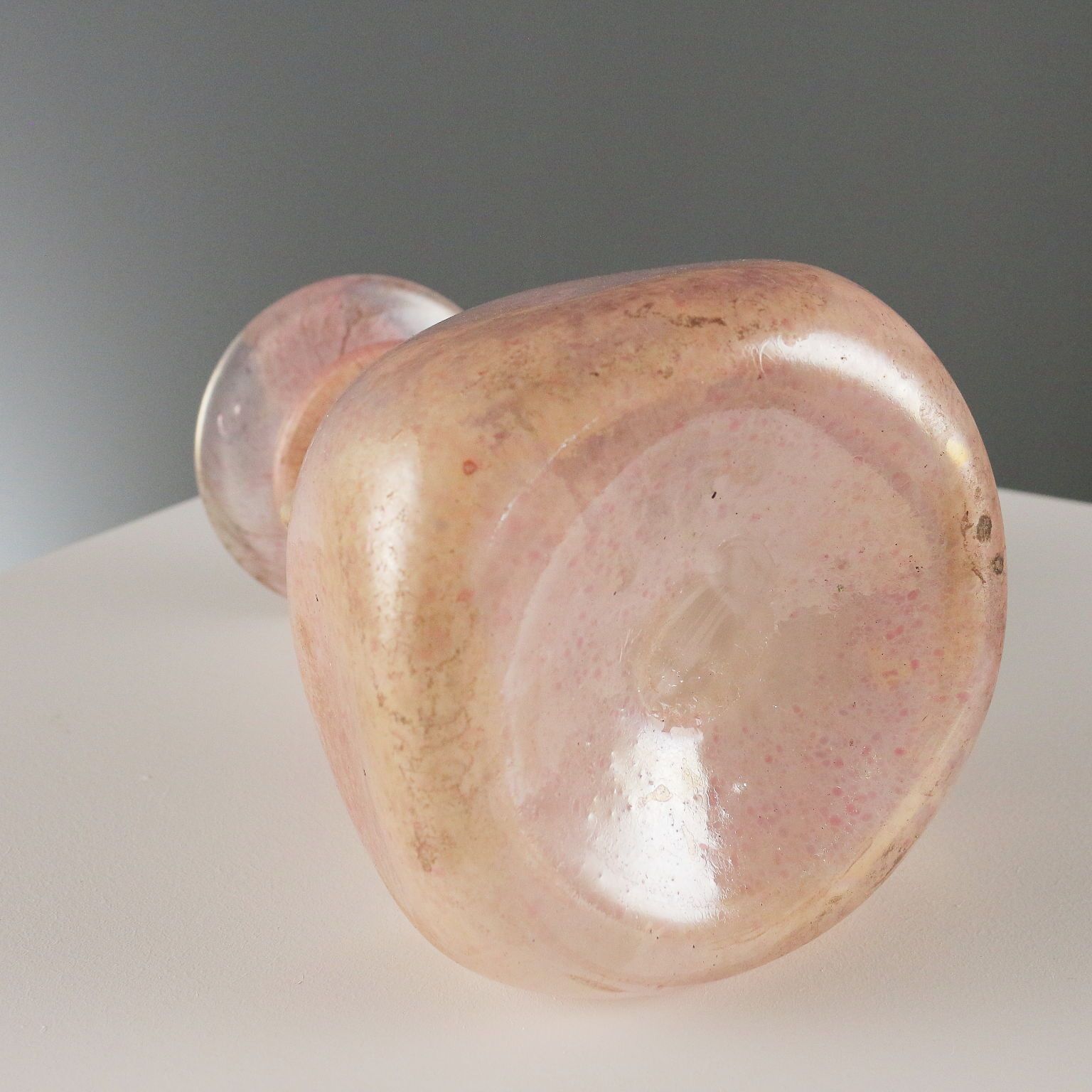 Vintage Vase Coloured Murano Glass Italy 1970s photo vintage