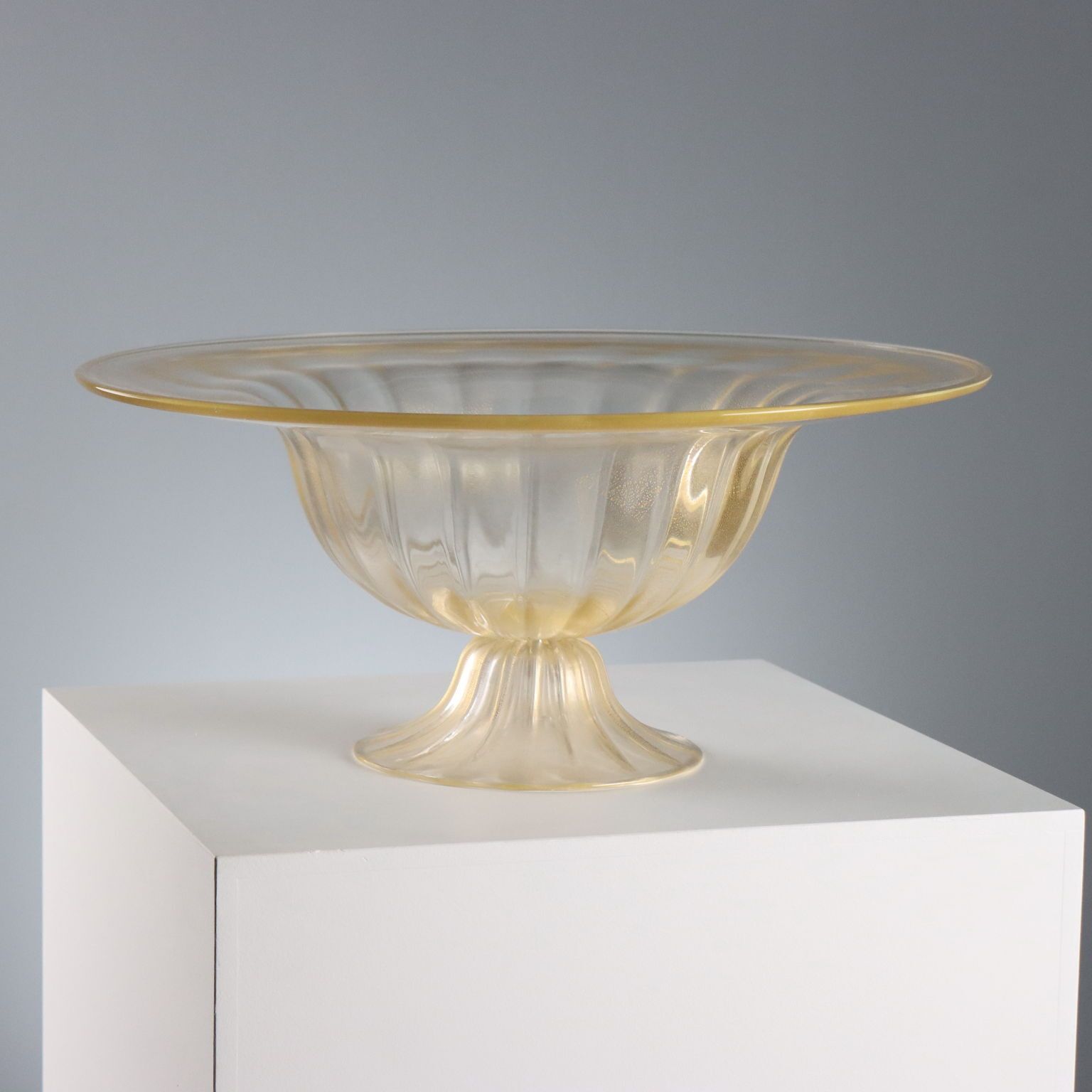 Pièce centrale vintage en verre de Murano, Italie, années 1950-1960