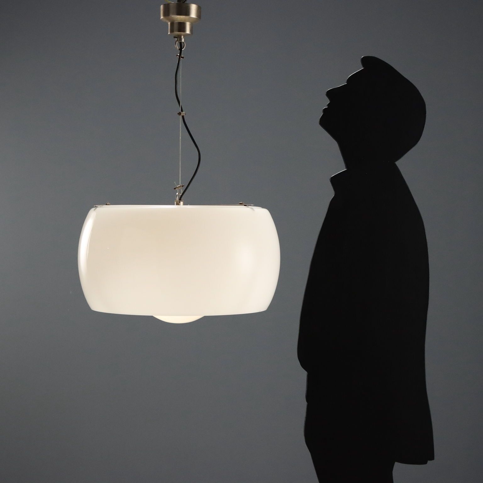 Artemide Clinio Lamp Vintage Metaal Glas Design jaren 1960 photo furniture