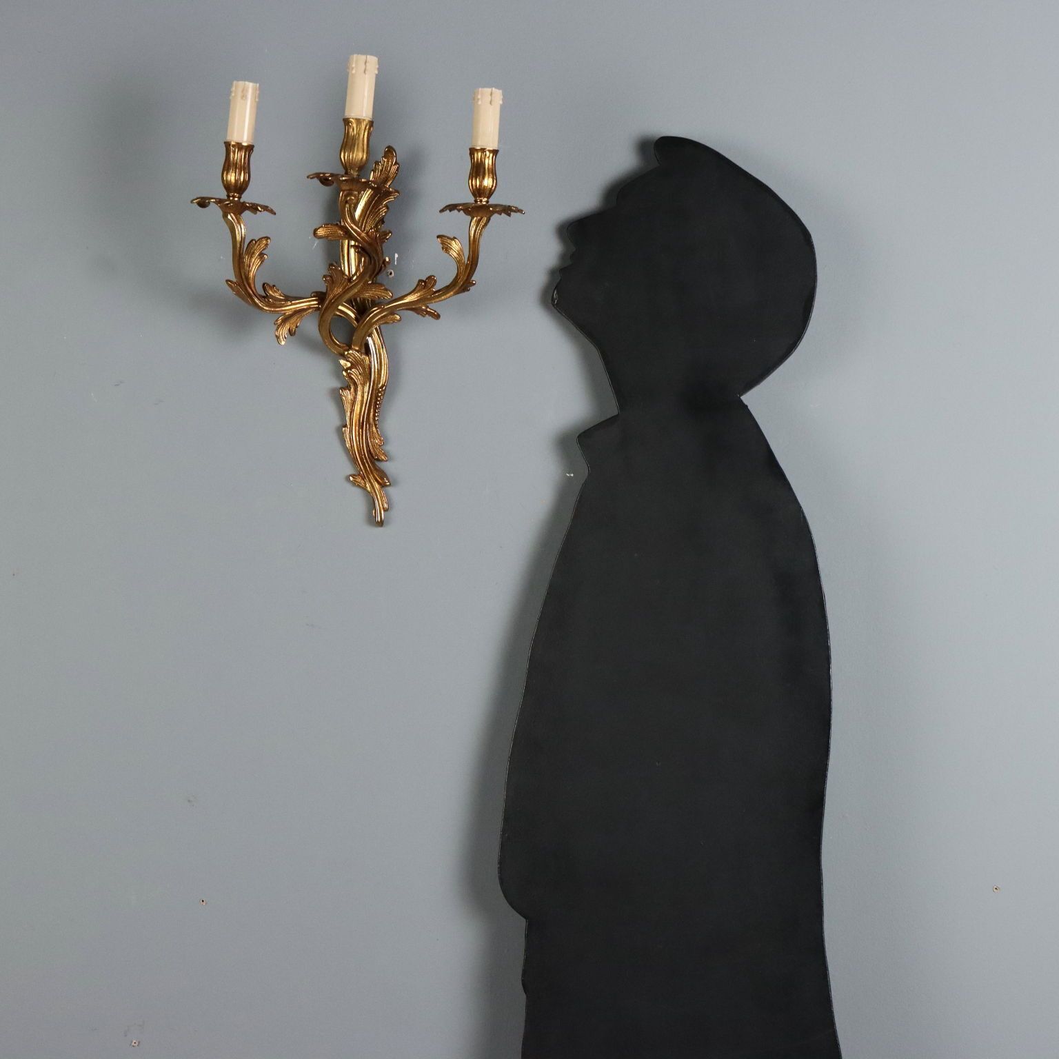 Pair Of Wall Lights In Bronze, Italy, Early 1900s photo furniture