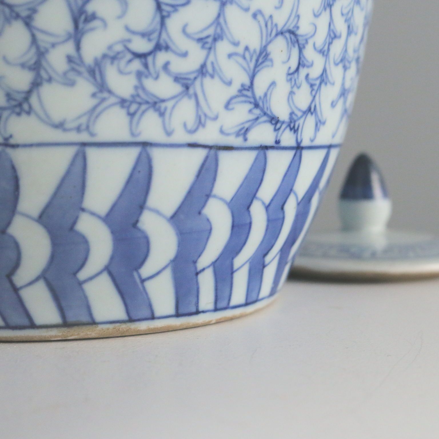 Pair Of Ginger Jars With Lid In Porcelain photo 760.0