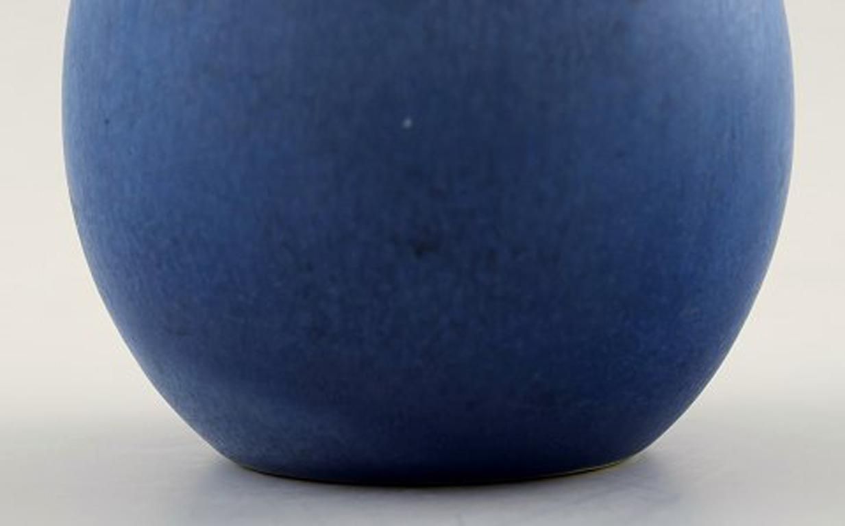 Rörstrand Pitcher In Ceramics, Beautiful Glaze In Shades Of Blue photo Home Decor