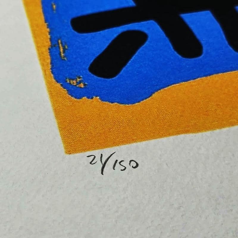 Lithographie en édition limitée Keith Haring, numérotée au crayon, années 1990. photo Art