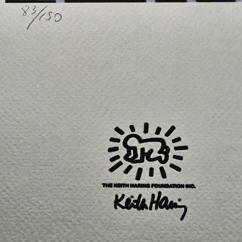 Lithographie en édition limitée Keith Haring, numérotée au crayon, années 1990. photo 390.0