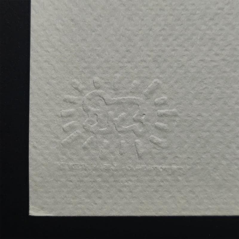 Keith Haring, gelimiteerde editie lithografie uit de jaren 1990, genummerd in potlood. photo vinterior