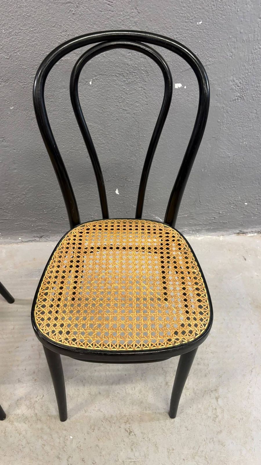 Pair Of Bentwood Chairs, Vienna Straw Seats, 1960s, Poland photo vinterior