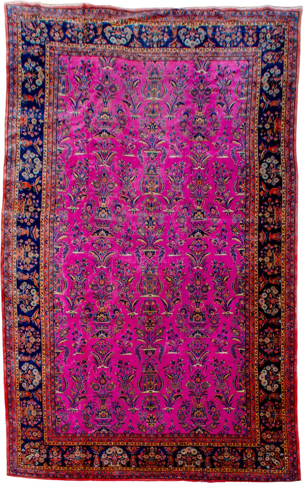 Antique Kashan Carpet 553x305cm