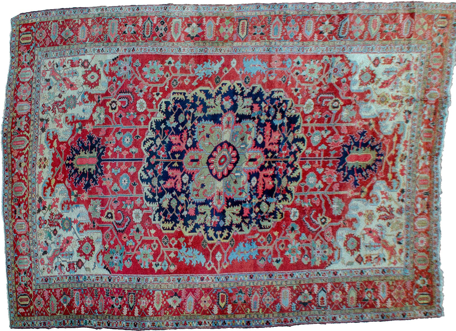 Antique Heriz Carpet 557x360cm photo vinterior