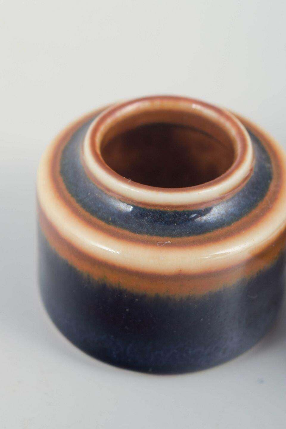Carl Harry Stålhane, Rörstrand. Miniature Stoneware Vase And Bowl, Mid 20th C. photo Home Decor