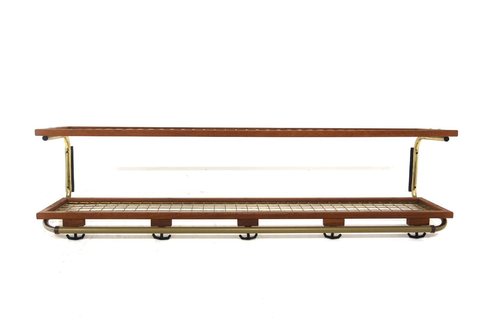 Porte-manteau scandinave en teck, Suède, 1970 photo furniture