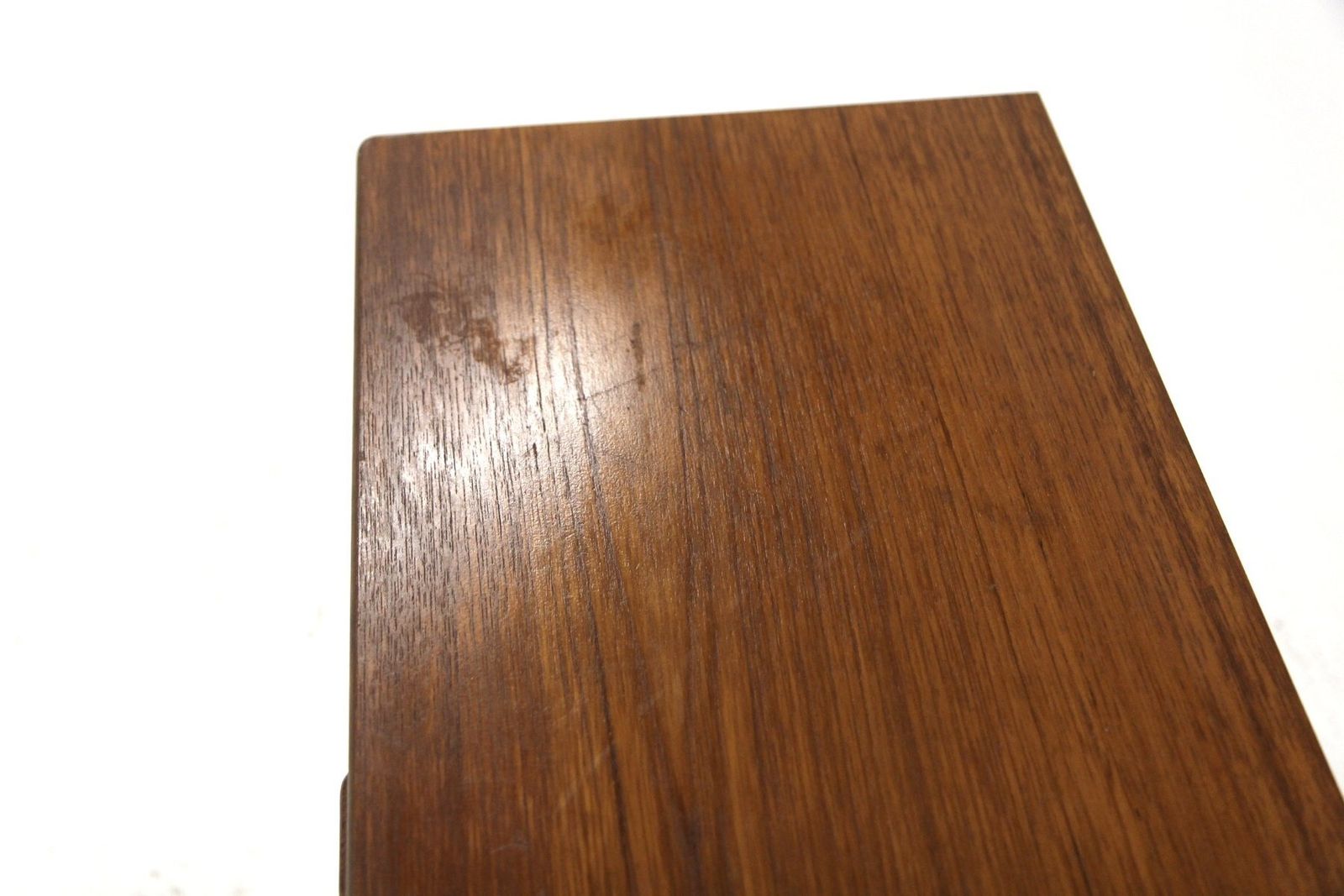 Table de chevet scandinave en teck, Suède, 1950 photo vinterior