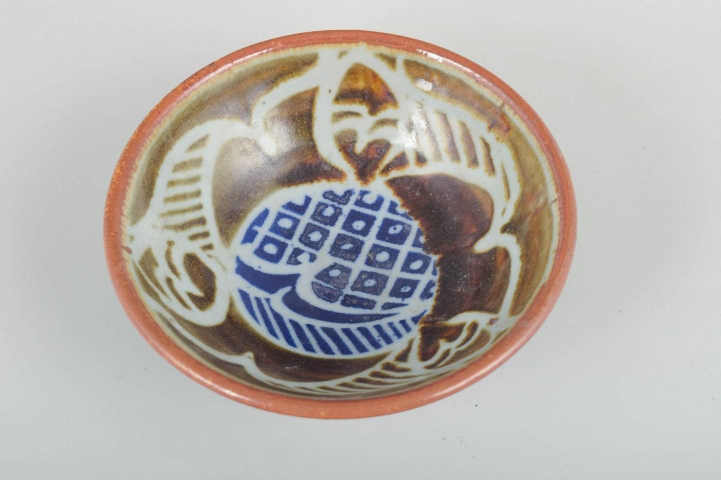 Jepson Pottery, USA. Bol en céramique de style chinois. Milieu du XXe siècle. photo furniture