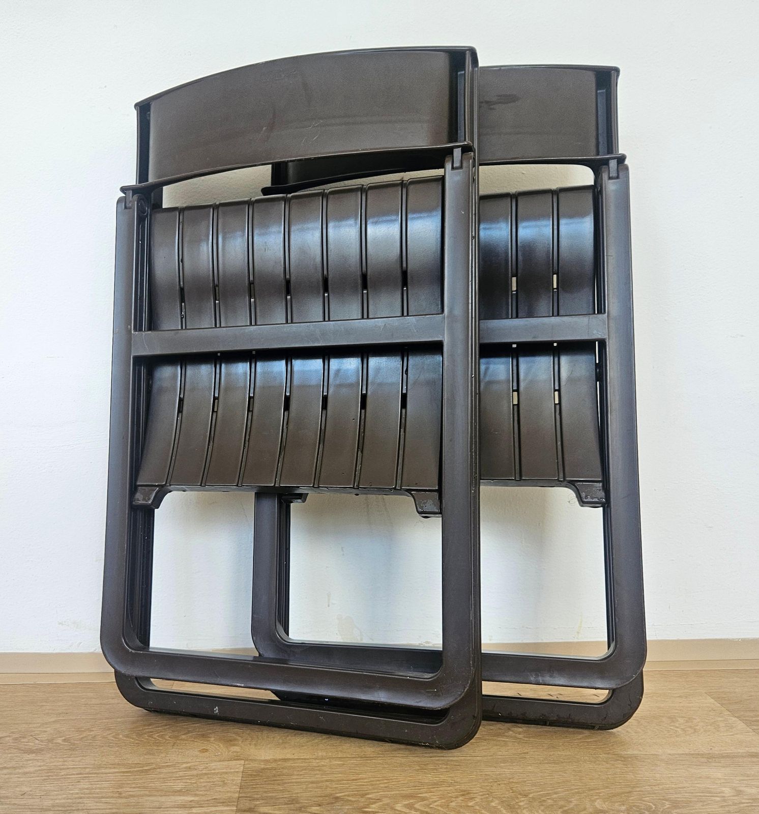 photo for sale Paar zeldzame opklapbare stoelen Dabaya, Allibert, Frankrijk, jaren 1970