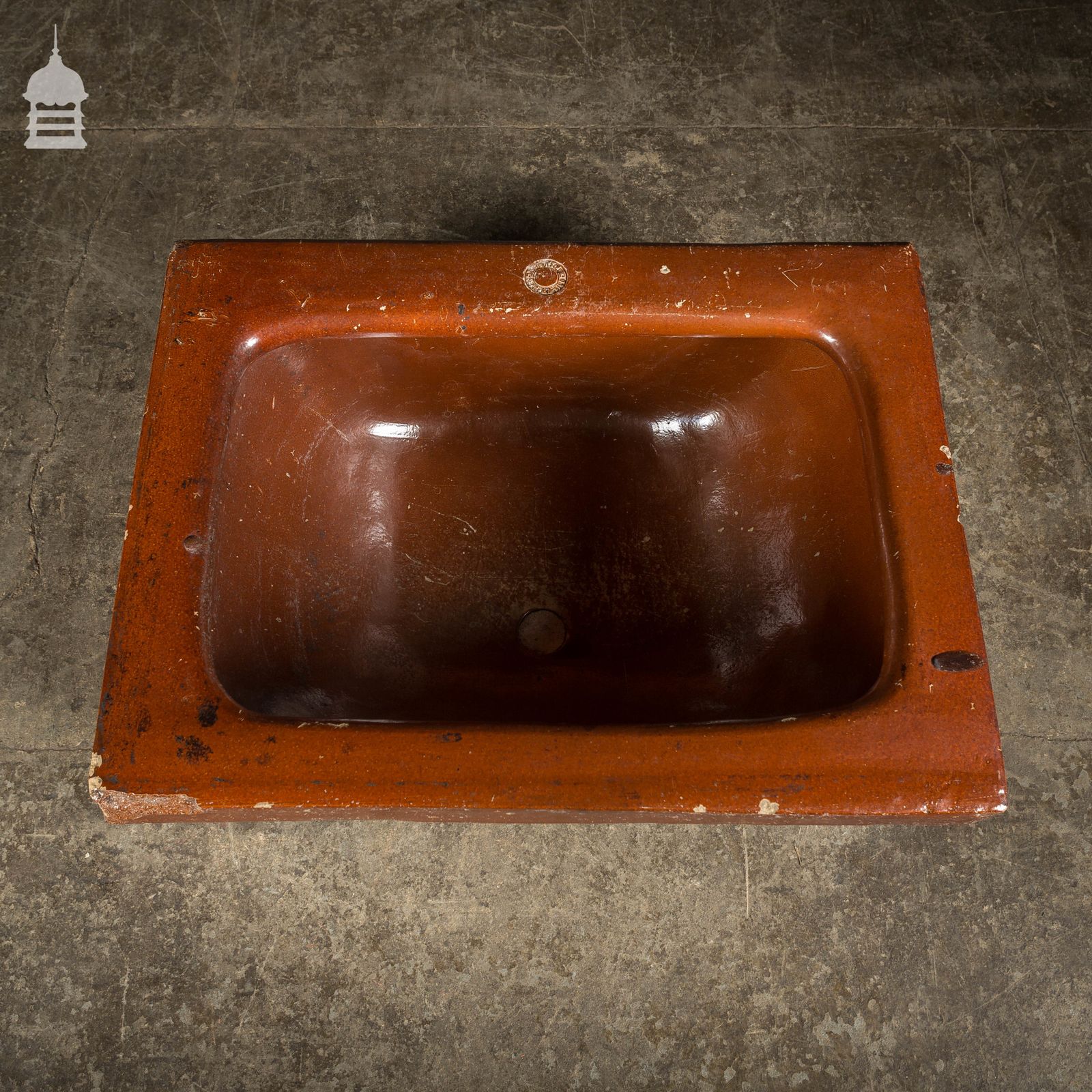 photo furniture Large Victorian Salt Glaze Orange Peel Ceramic Trough Sink By Oats & Green Ltd Halifax