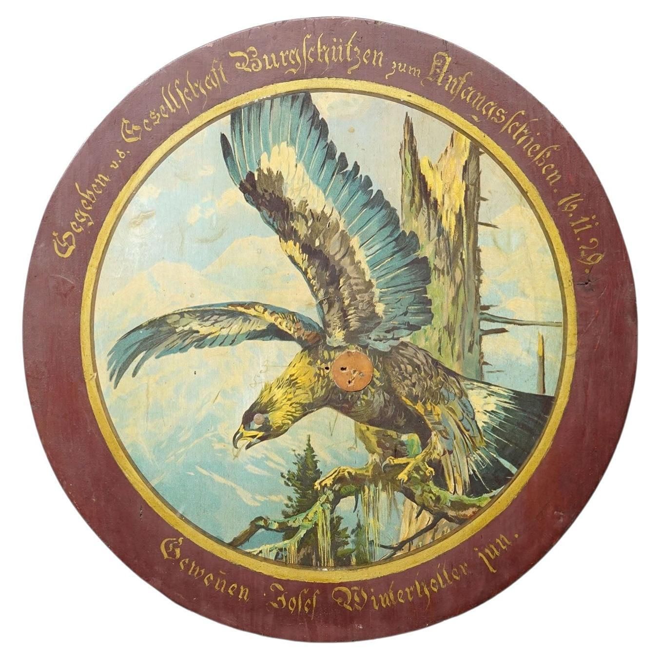 Antiek Ereschild met Grote Adelaar, Duitsland 1929