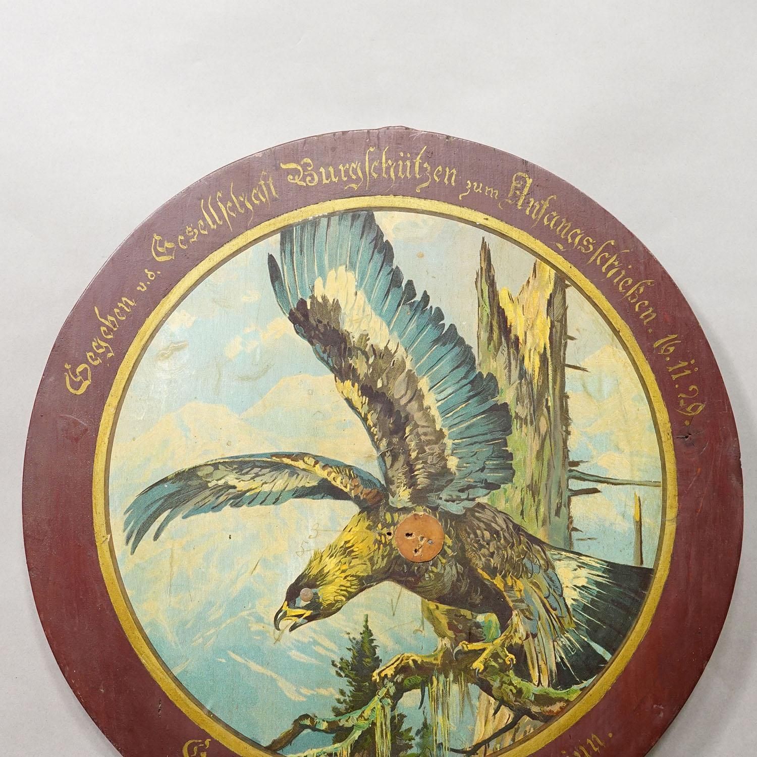 Antiek Ereschild met Grote Adelaar, Duitsland 1929 photo 196.0