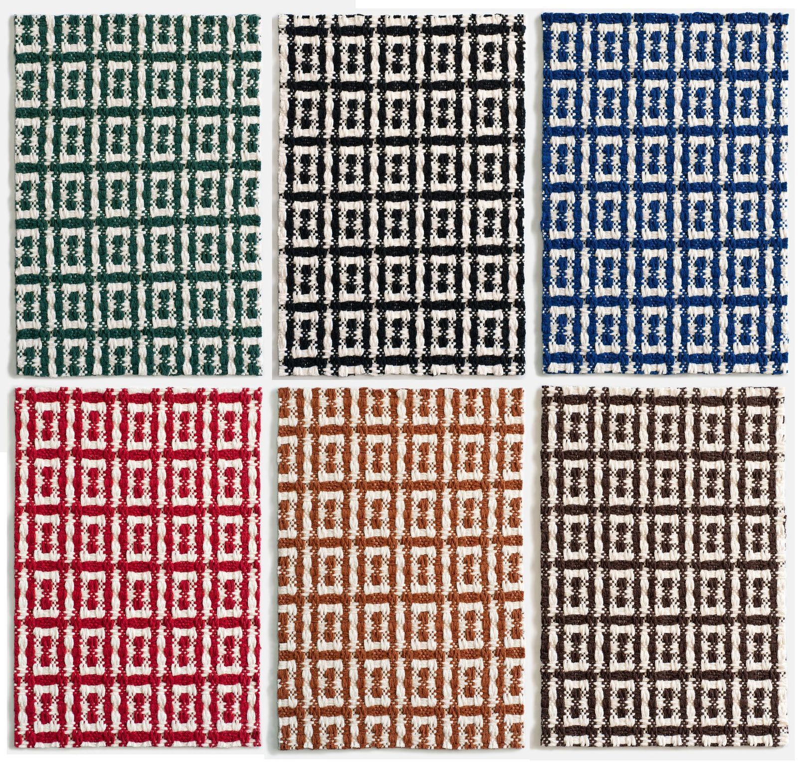 photo for sale Mid Century Gfm Stool In Geometric Tweed Jacquard Dedar, E. Homa, Europe, 1960s