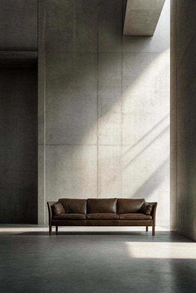 Canapé mid-century modern en cuir Cromwell, par Arne Norell, années 1960