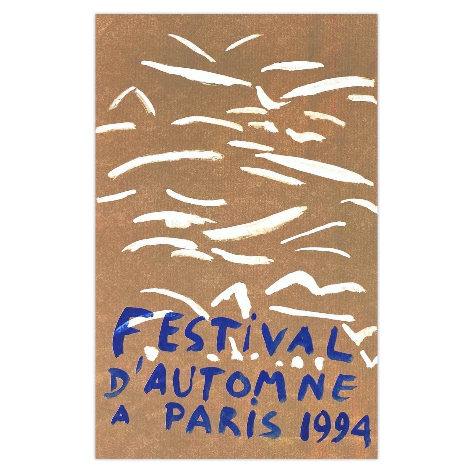 Gilles Aillaud Poster Festival D'automne 1994