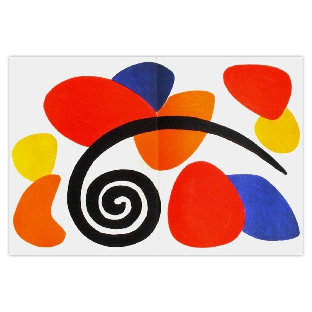 Alexandre Calder Lithograph Dlm173 Composition VII 1968