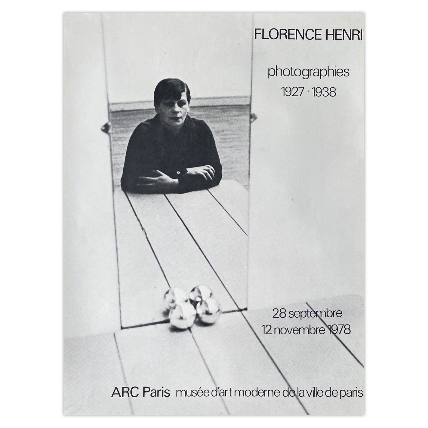 Florence Henri Poster Expo 78 ARC Musée D'art Moderne De La Ville De Paris