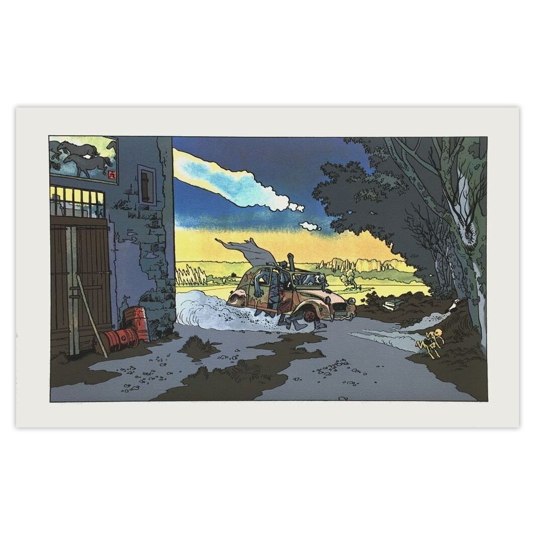 Collectif   Citroen Screenprint Citroën Et La Bd   Max Cabanes 1984