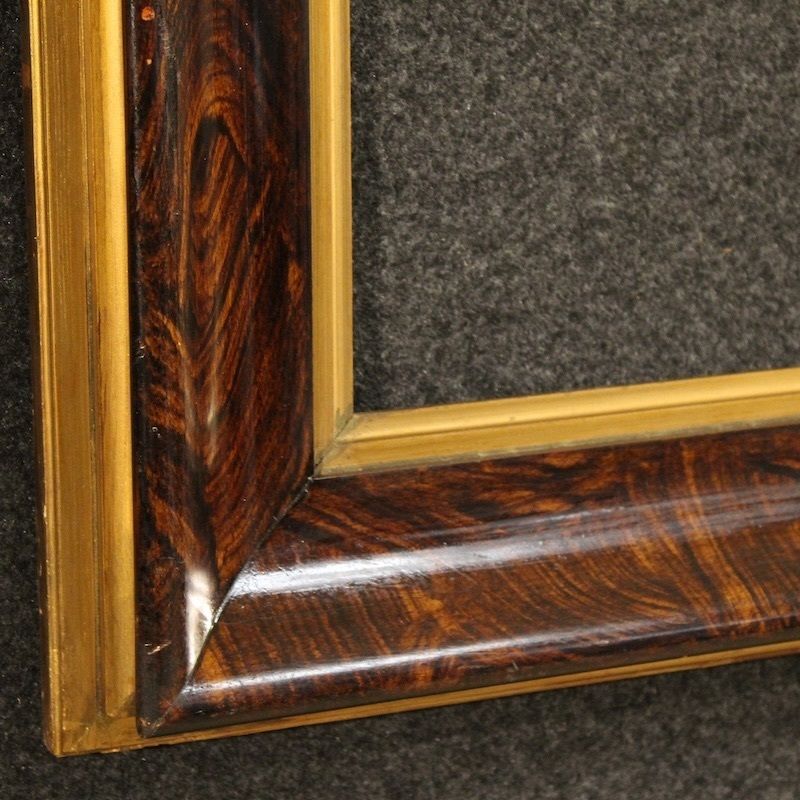 20th Century Lacquered And Gilded Wooden Frame photo Home Decor