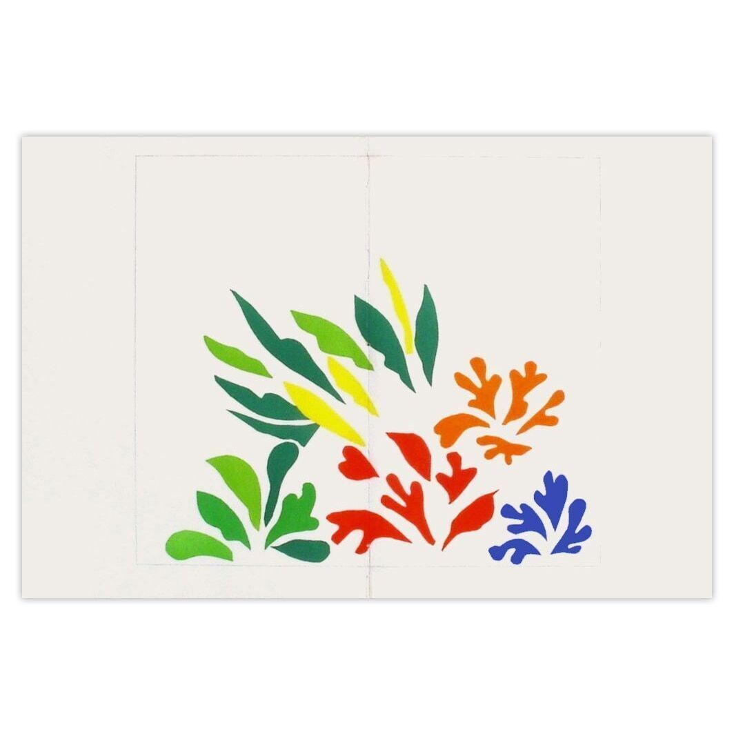 Henri Matisse Lithografie Verve Acanthes 1958