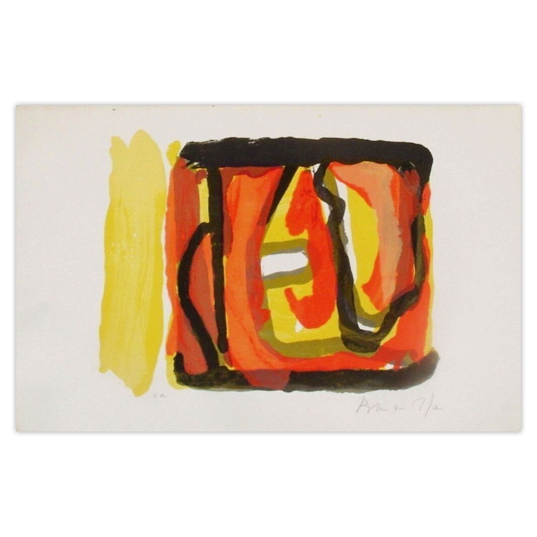 Bram Van Velde Signed Lithograph Mp 163 1975