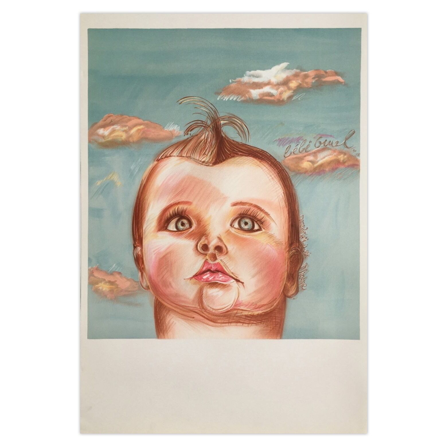 Diagne Chanel Lithografie Bébé Cruel 1988