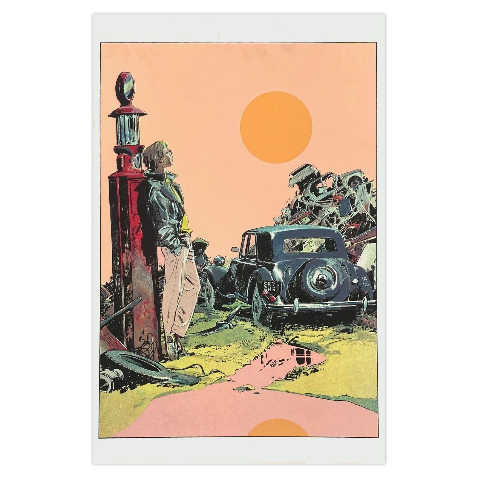 Collectif   Citroen Screenprint Citroën Et La Bd   Paul Gillon 1984
