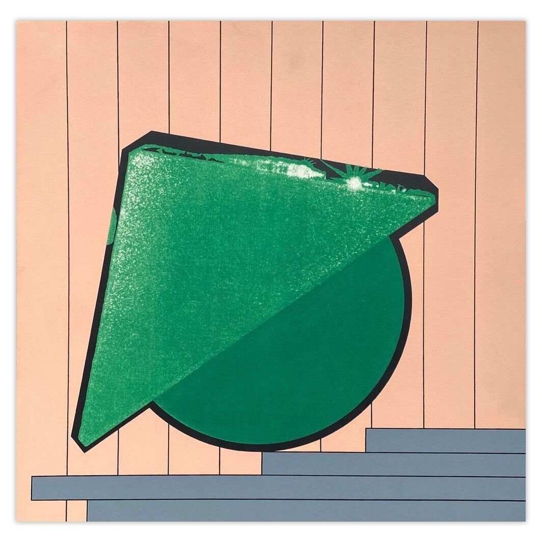 Claude Viseux Screenprint Forme Verte 1972