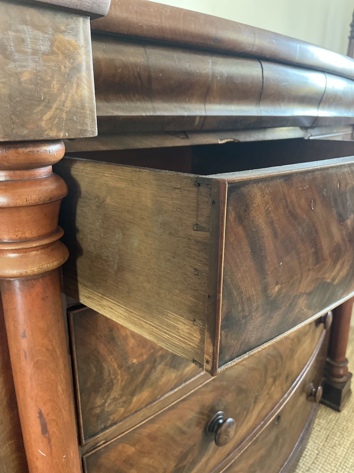 An Antique Mahogany Scotch Chest Of Drawers photo buy