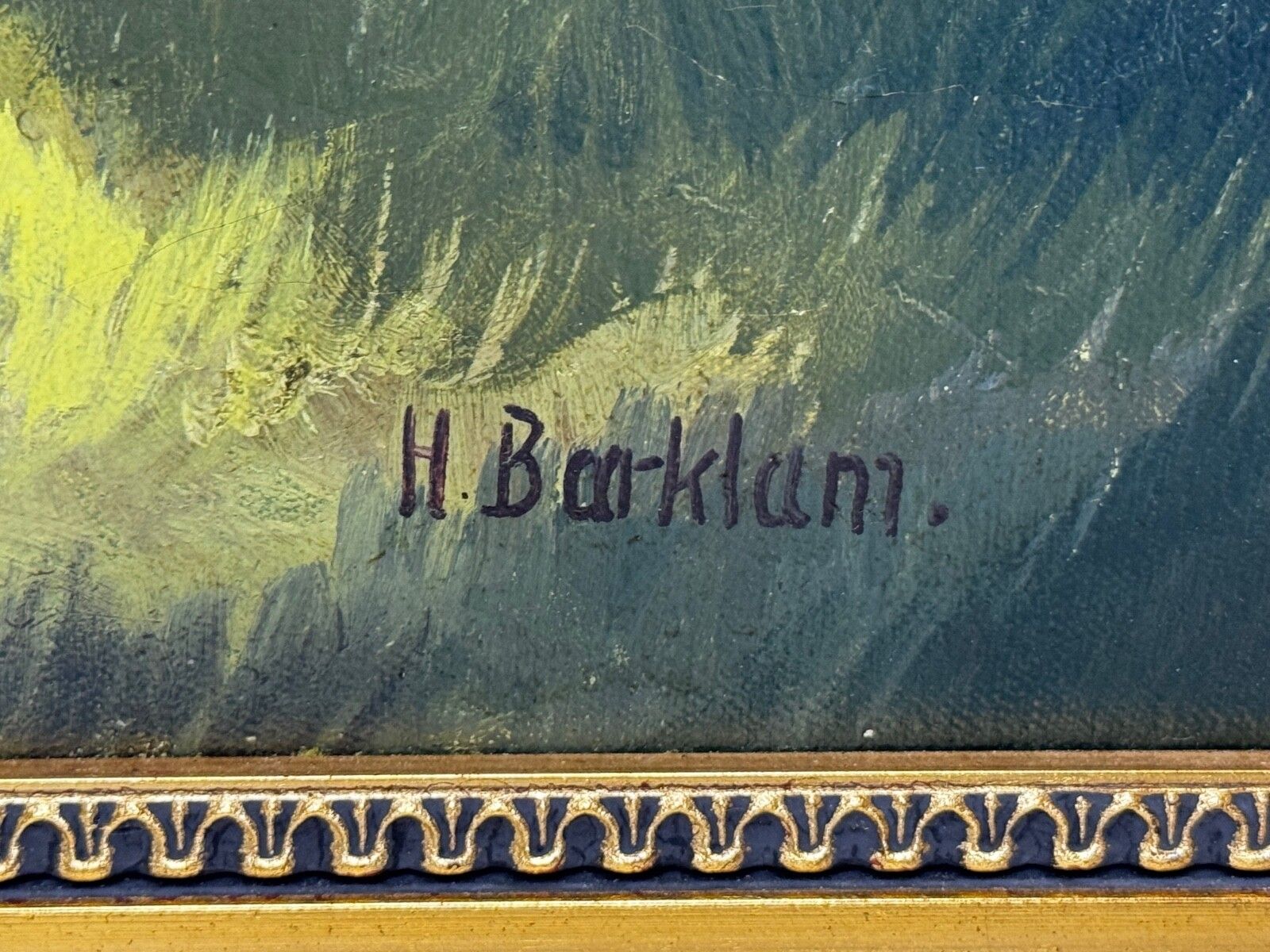 photo furniture Historisch 20e-eeuws olieverfchilderij van Woburn Abbey, het landgoed van de Duke of Bedford in Bedfordshire, gesigneerd door Harold Barklam