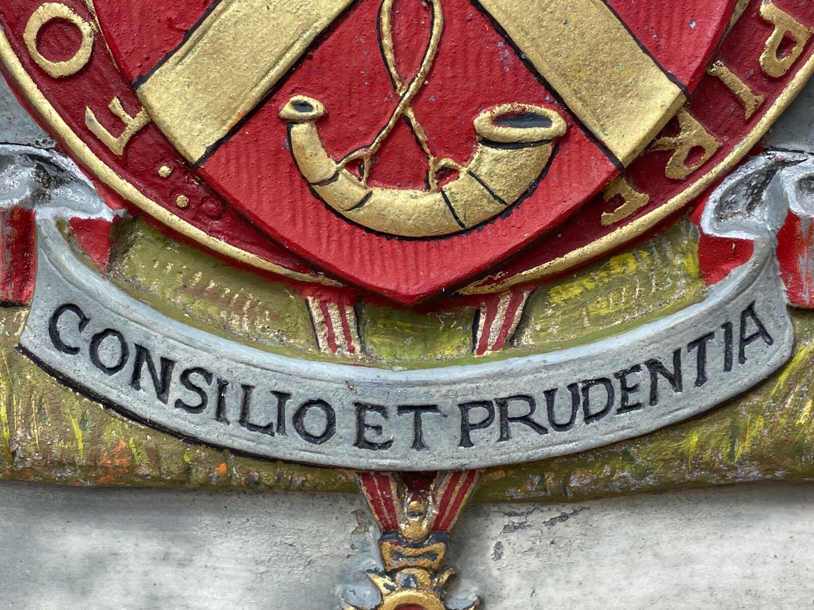 Mid Century Bronzen Heraldisch Plaquette Duncan Coat Of Arms Obe Ministry Of Supply Glasgow photo vinterior