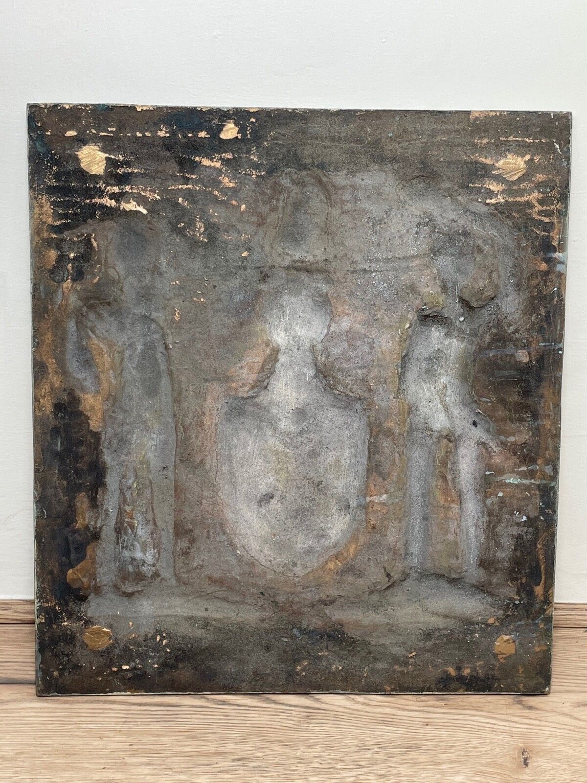 Kunst Mid Century Bronzen Heraldisch Plaquette Duncan Coat Of Arms Obe Ministry Of Supply Glasgow photo