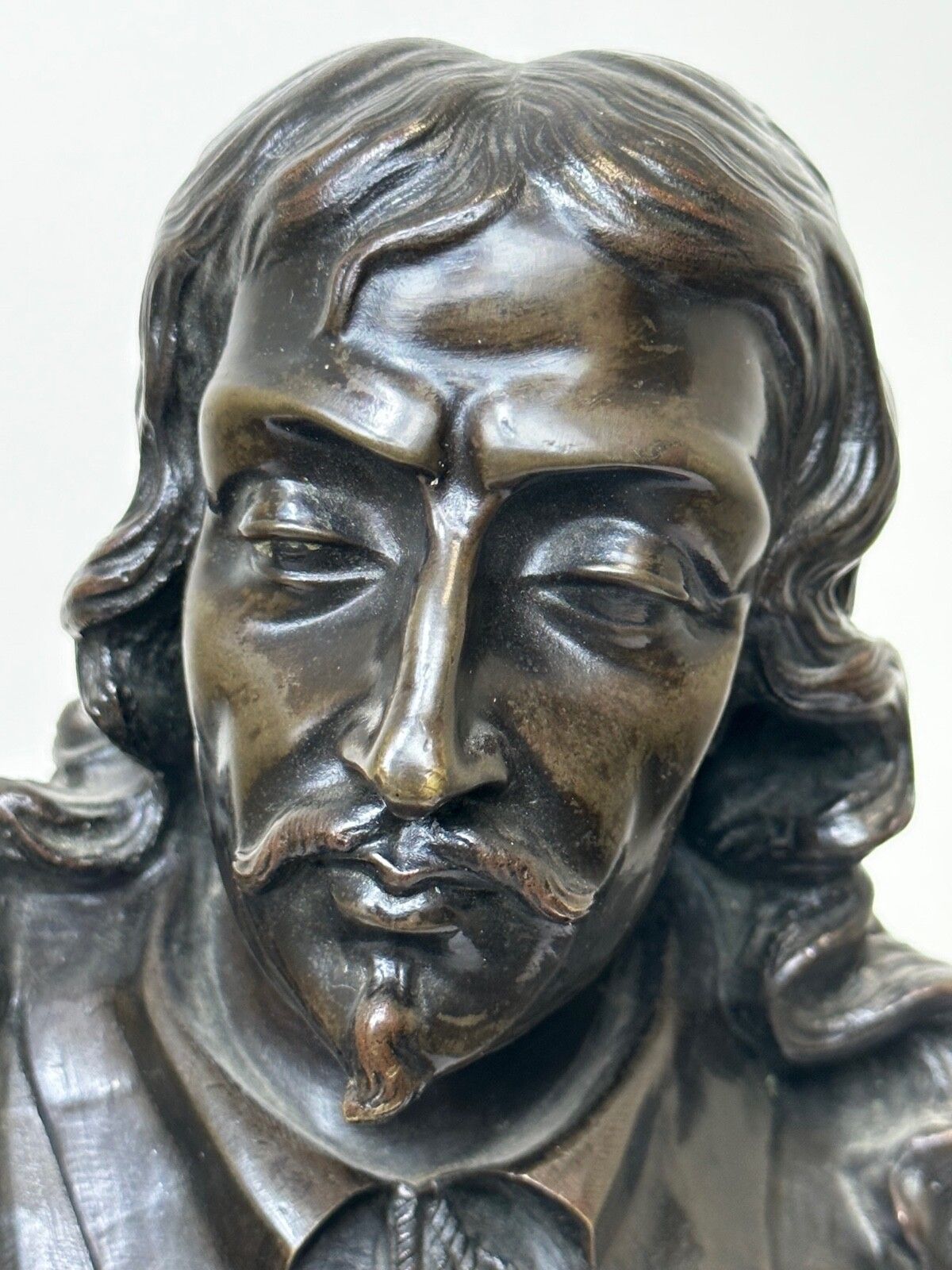 19th Century John Milton Sculpture Signed French Sculptor Signed Ernest Eugène Hiolle photo for sale