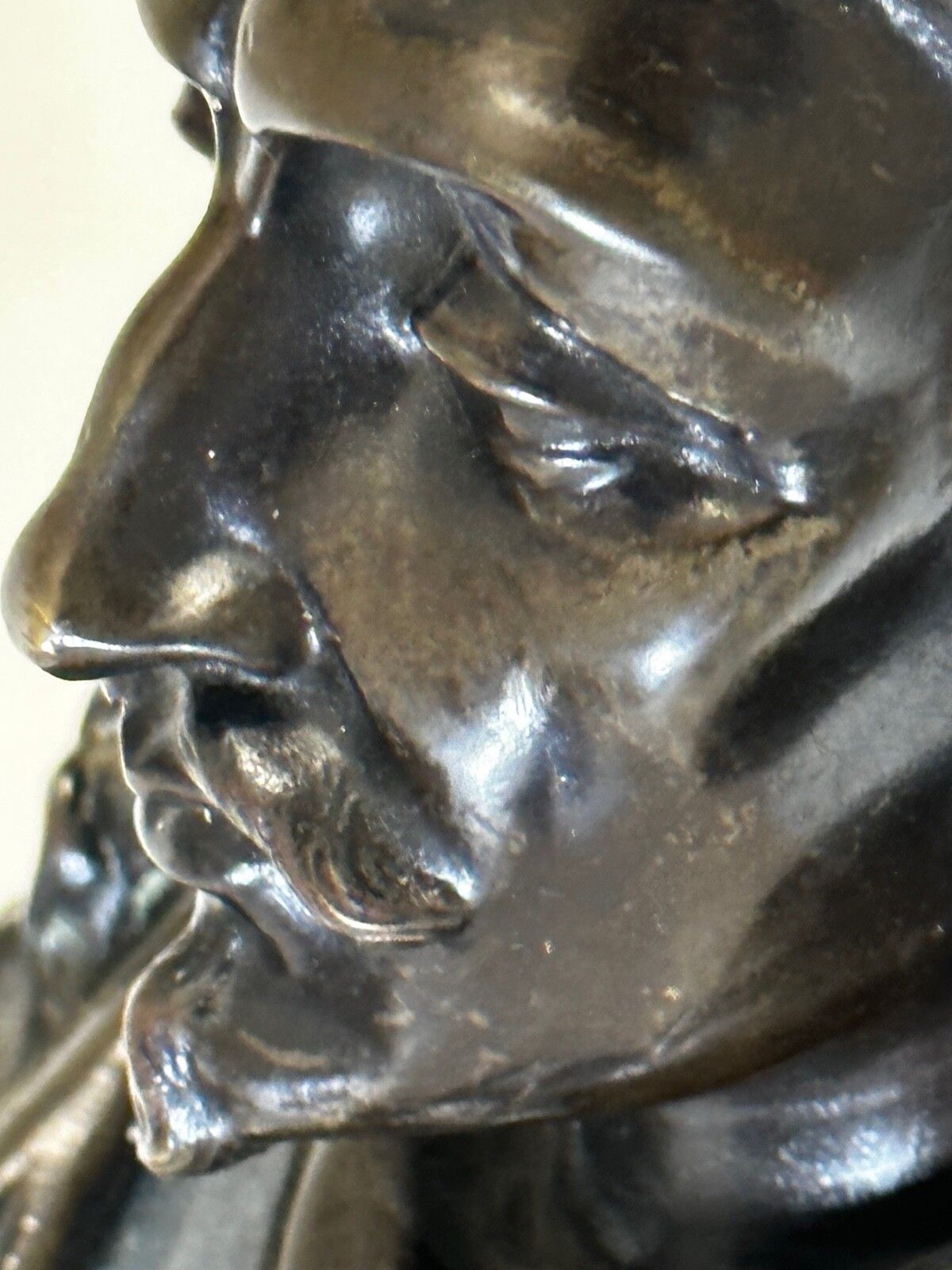 3000.0 19e eeuw John Milton sculptuur gesigneerd Frans beeldhouwer Ernest Eugène Hiolle photo