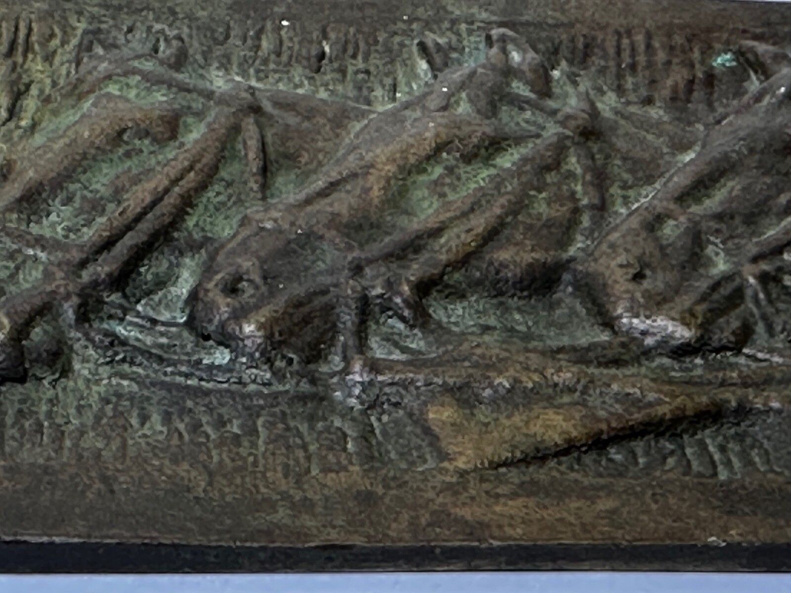 Art Deco Bronzen Sculptuur Trio Baai Jachtruiters Paarden, Cirkel van John Rattenbury Skeaping photo buy