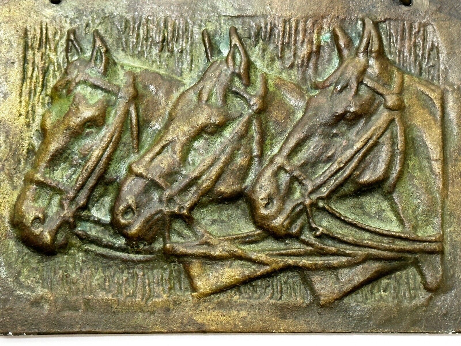 photo furniture Art Deco Bronzen Sculptuur Trio Baai Jachtruiters Paarden, Cirkel van John Rattenbury Skeaping