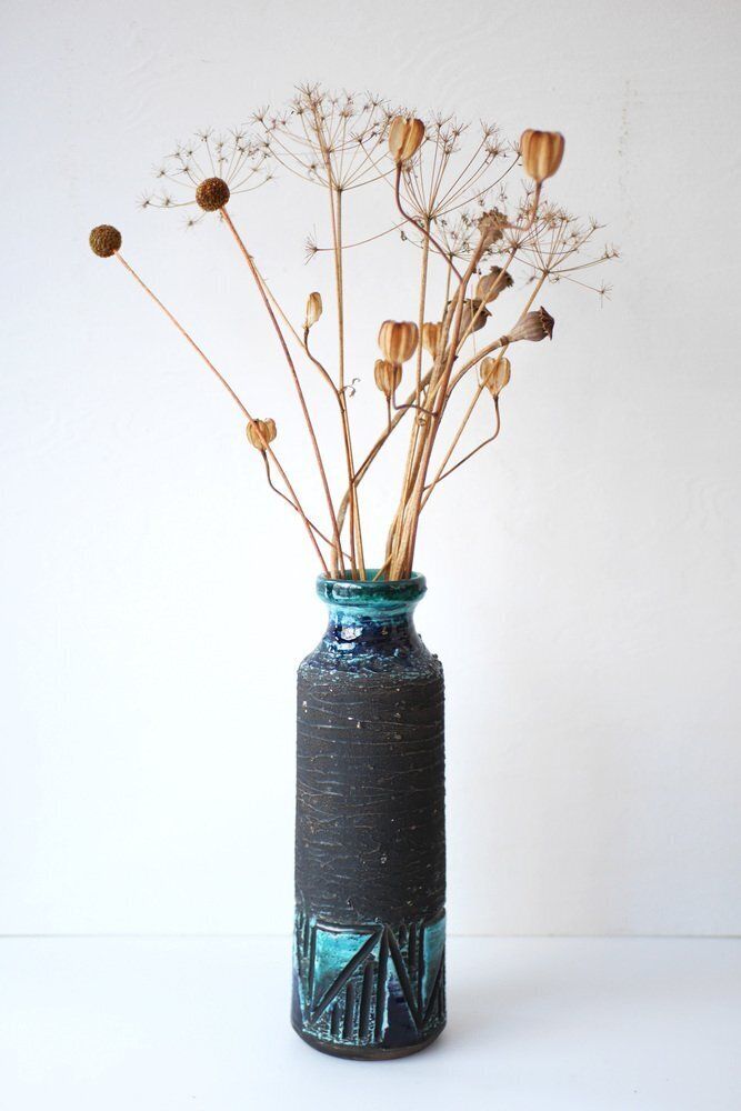 photo furniture Mid Century Modern Scandinavian Pottery Vases From Tilgmans, Sweden, Set Of 2