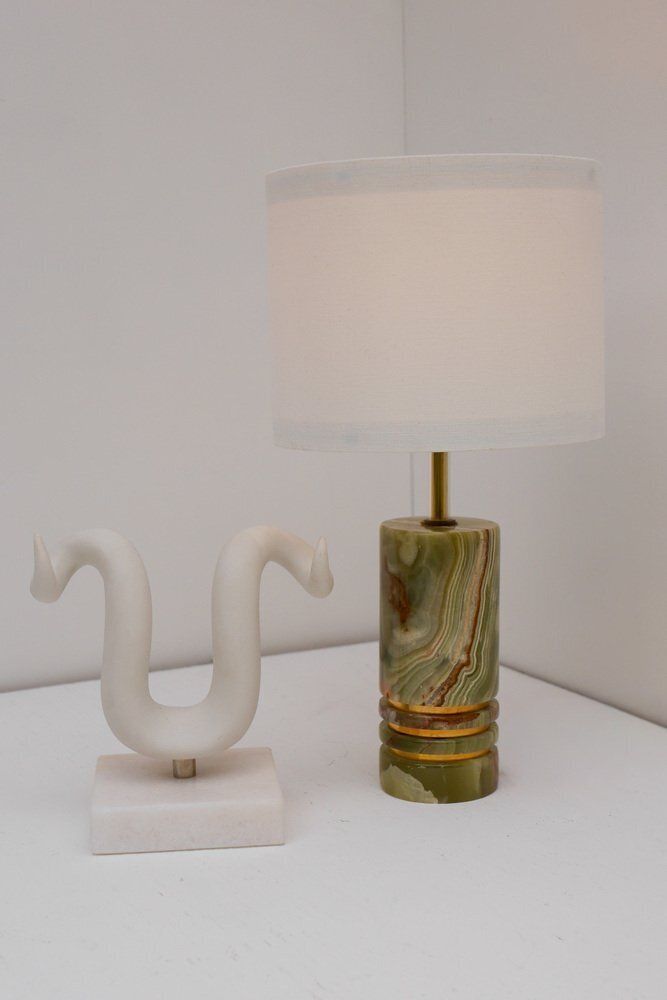 Mid Century Modern Italian Brass Table Lamp, 1970s photo Lighting