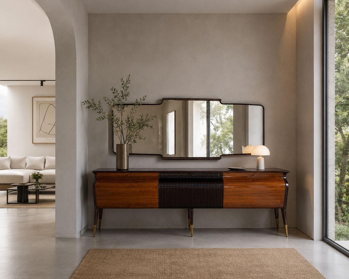 Art Deco Style Sideboard By Osvaldo Borsani, 1950s photo Furniture