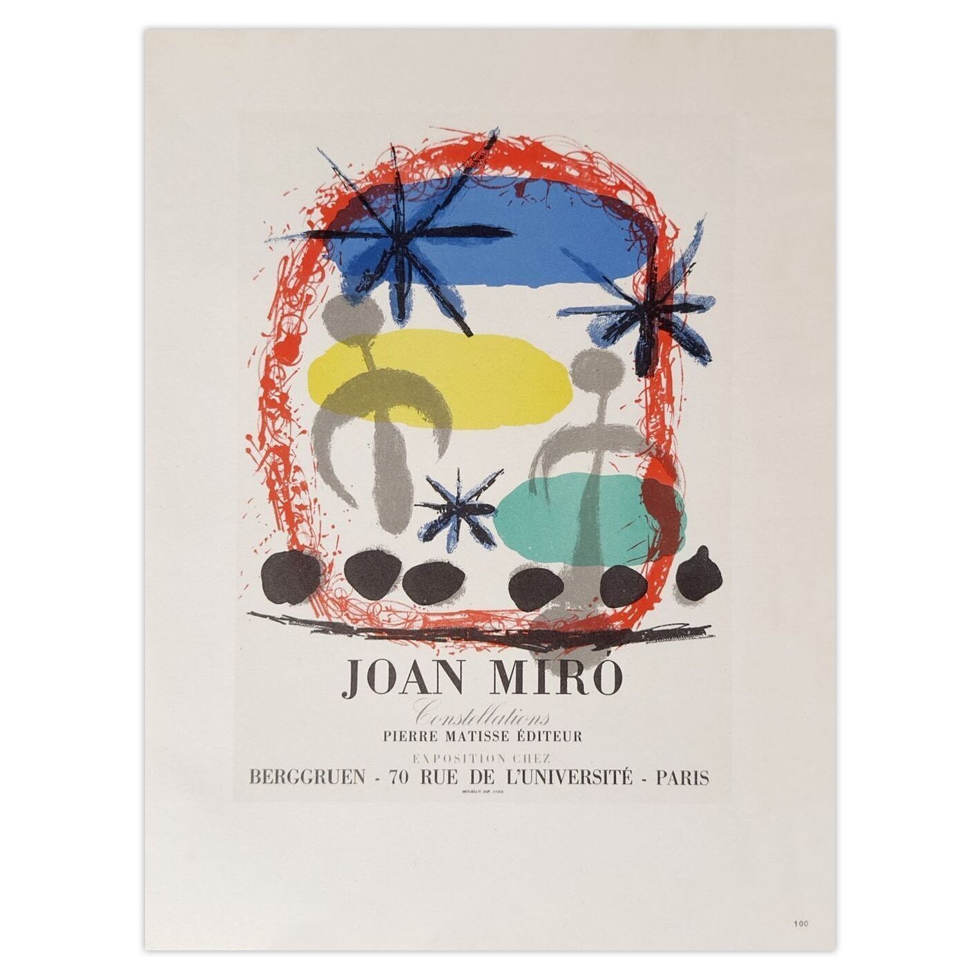 Joan Miro Poster Af 1959 Constellations Chez Berggruen