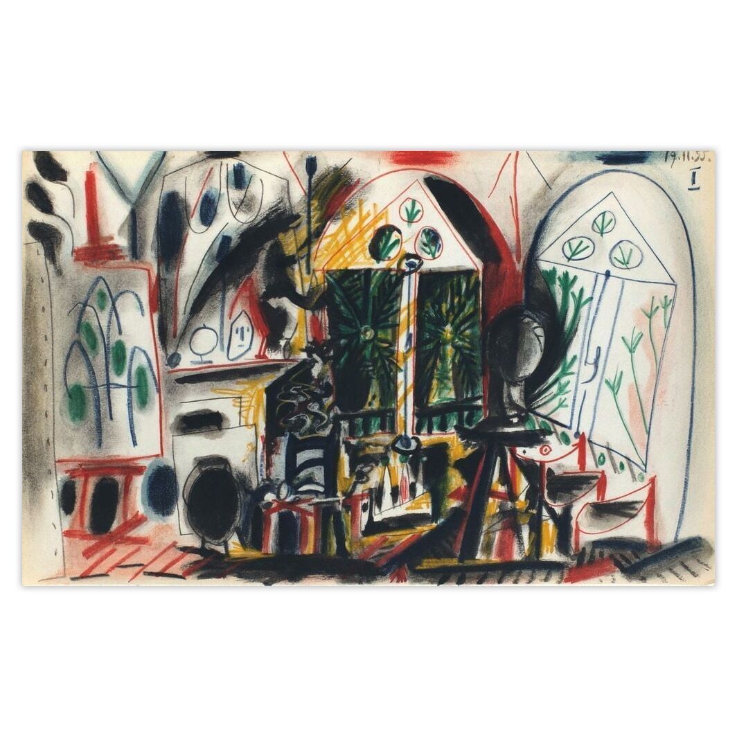 Pablo Picasso Lithografie Carnet De Californie 36 1959