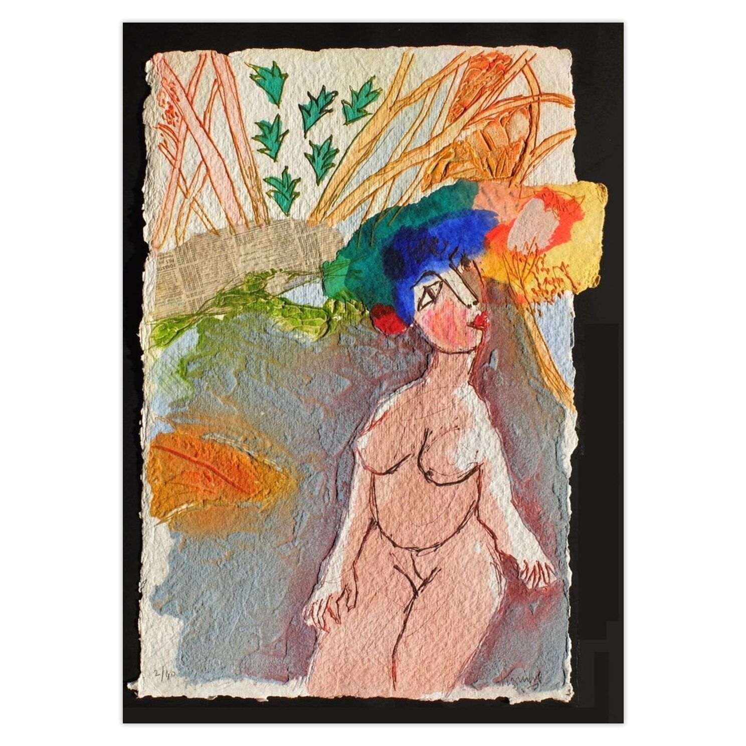 Henri Guibal Gesigneerde Carborundum Ets La Vie De B. Ix 2001